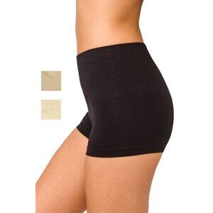 Black Seamless Shaper Shorts